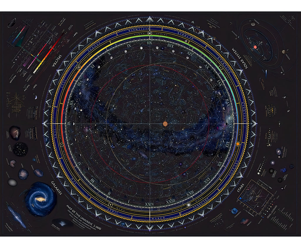 Rompecabezas Ravensburger Mapa Del Universo 1500 Pzas