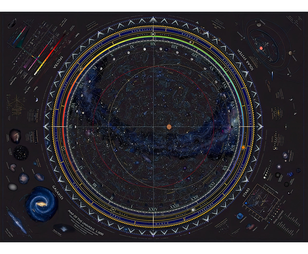 Rompecabezas Ravensburger Mapa Del Universo 1500 Pzas