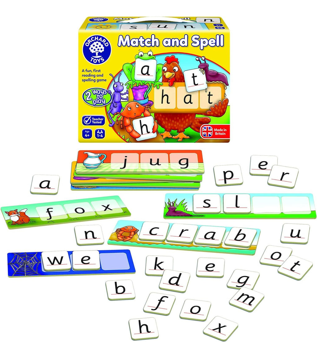 Juego De Palabras, Busca Y Deletrea Match & Spell Orchard