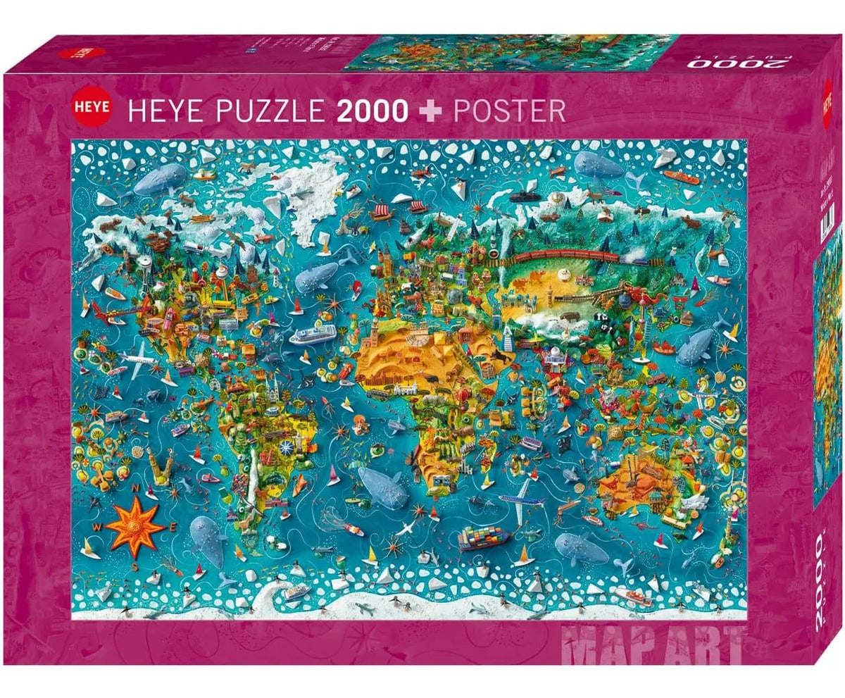 Heye Sara Drake: Mundo Miniatura Rompecabezas 2000 Piezas