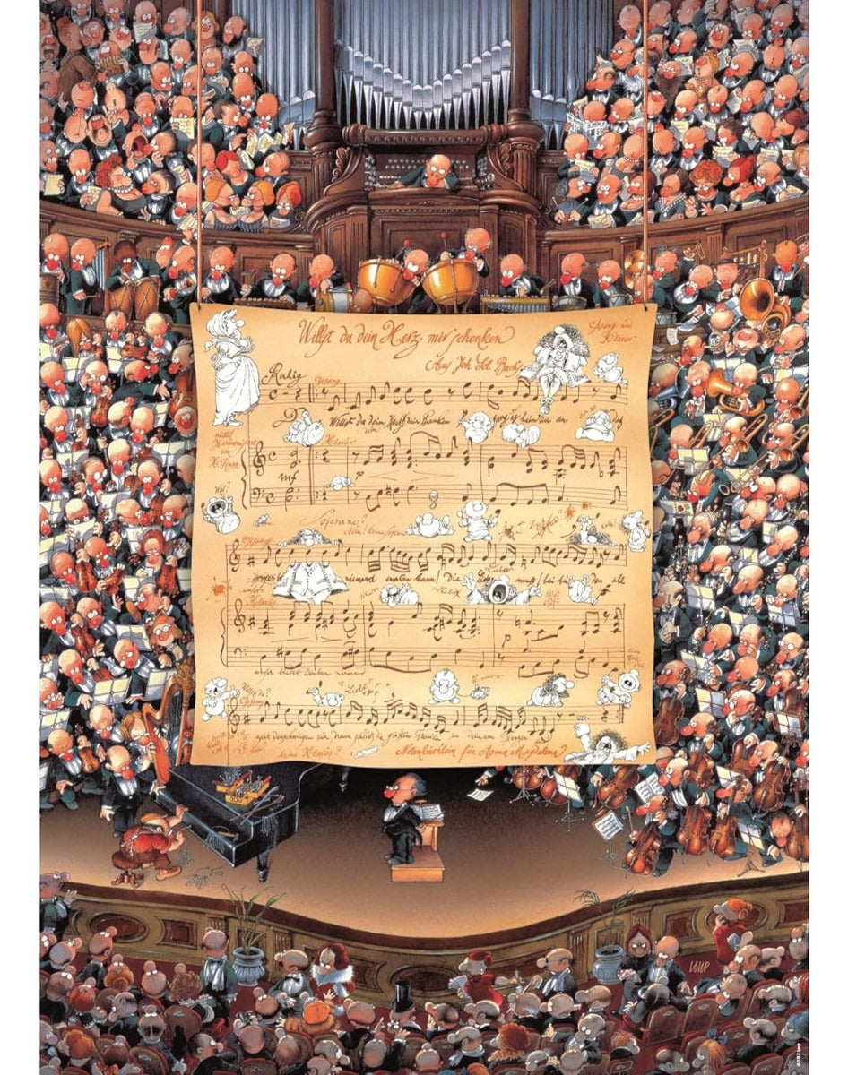 29564 La Escala Orquesta Loup Rompecabezas 1000 Piezas Heye