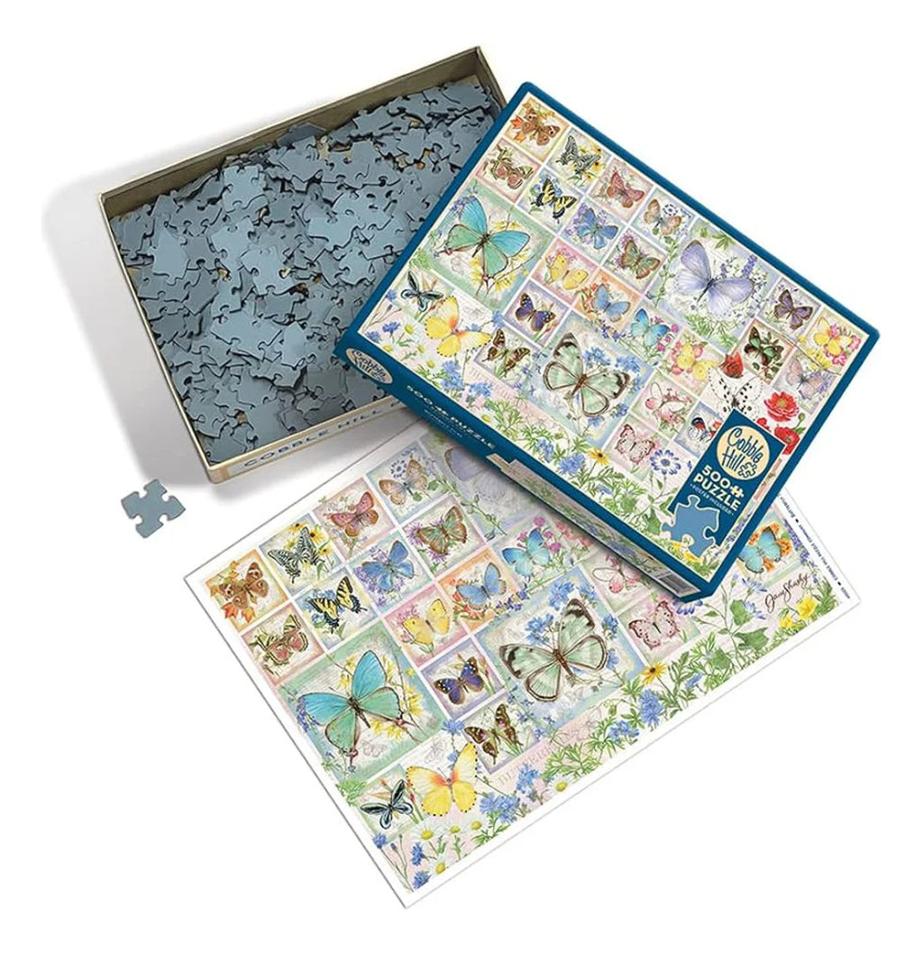 Cobble Hill Azulejos De Mariposa Rompecabezas De 500 Piezas