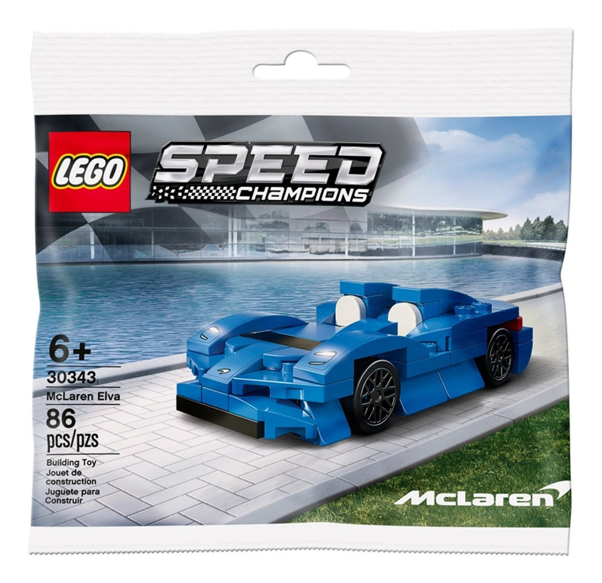 Lego 30343 Speed Champions Mclaren Elva 86