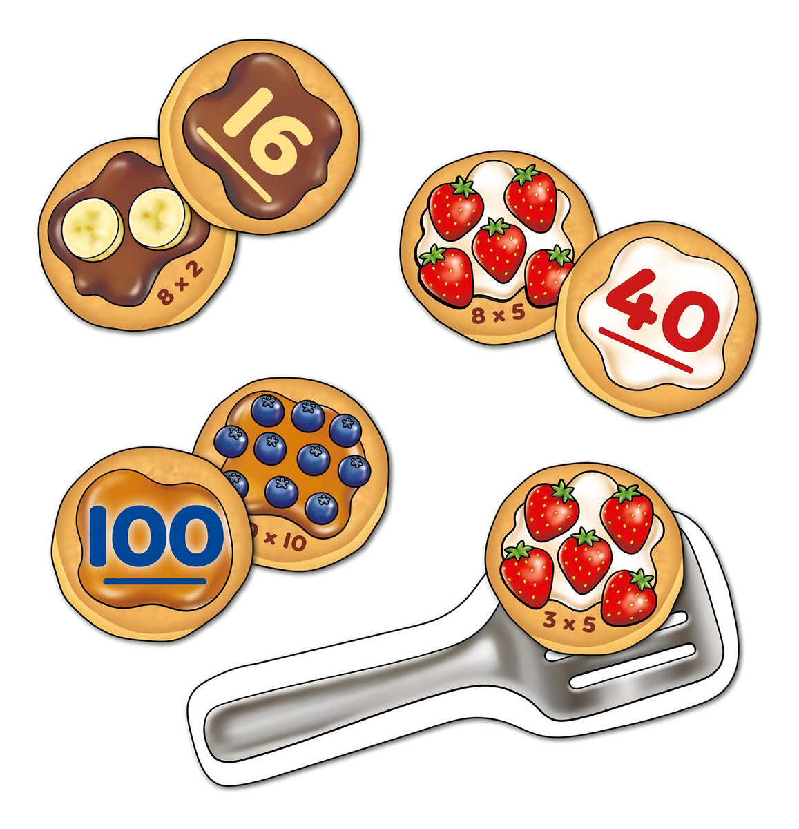 Orchard Toys Juego Mesa Multiplicación Infantil First Times Tables Cartón