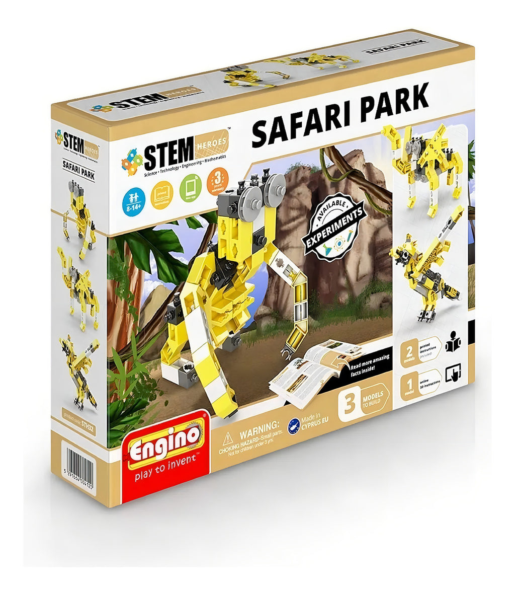 Engino Juego De Construcción Safari Park 3 Modelos Construir 67