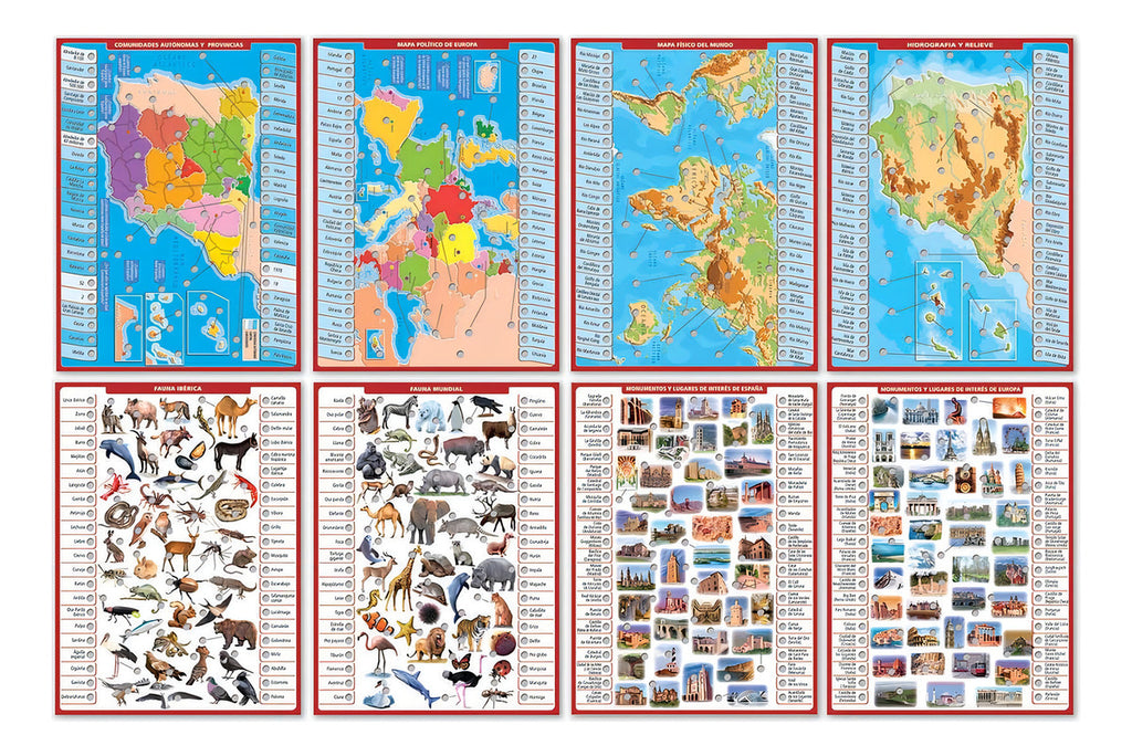 Juego Educativo Conector Geografía Educa 17204