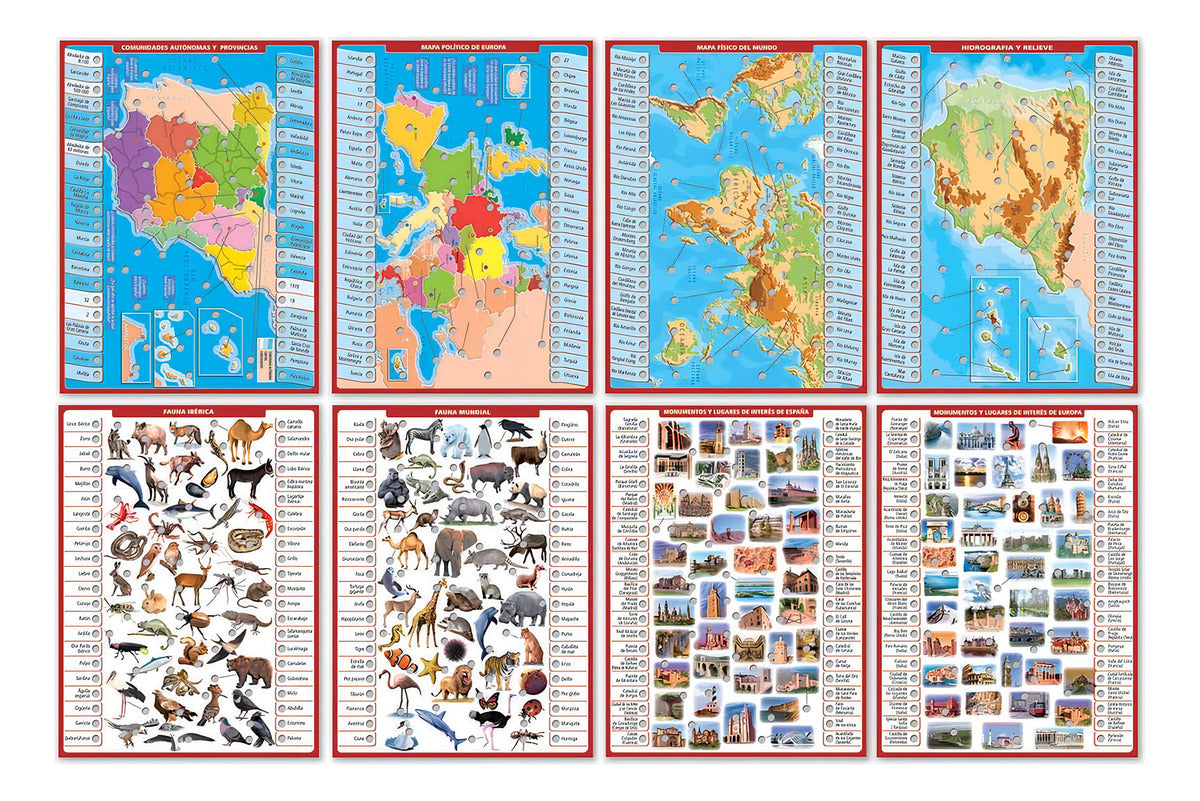 Juego Educativo Conector Geografía Educa 17204