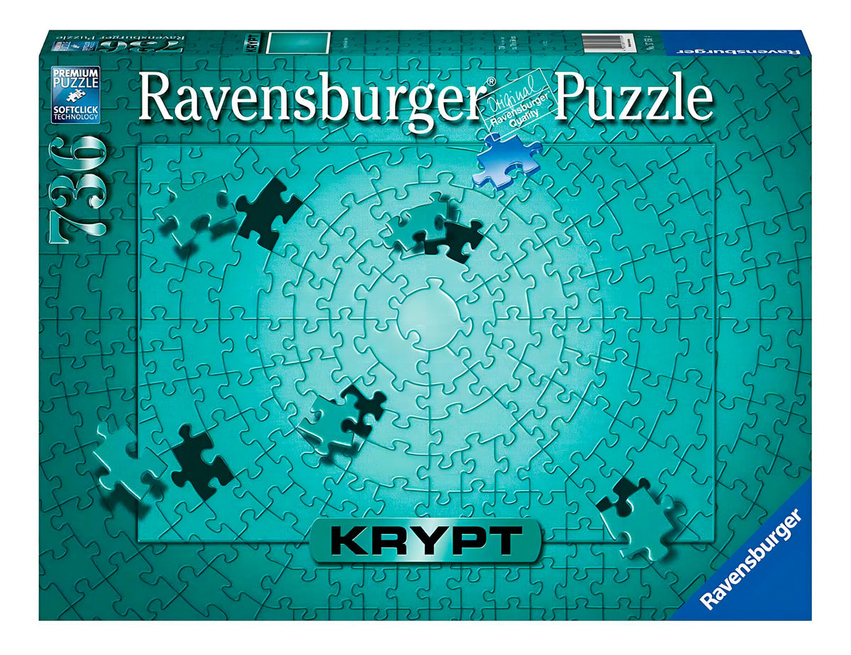 Rompecabezas Reto Krypt Verde Menta 736 Pz Ravensburger Mint