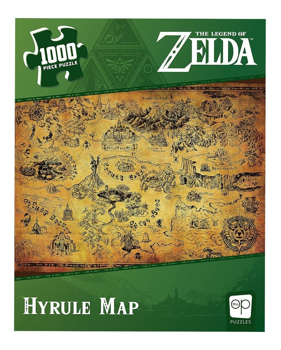 Legend Of Zelda Hyrule Map Rompecabezas 1000 Piezas