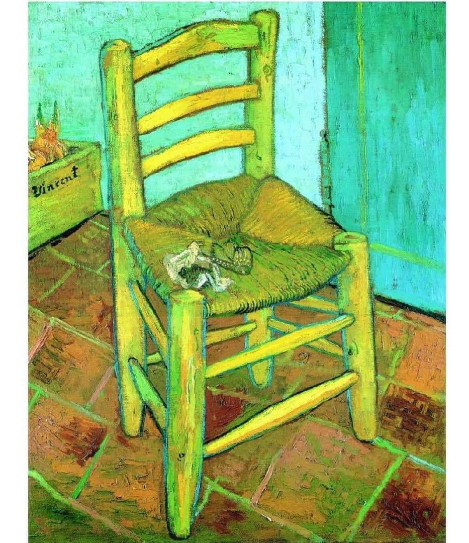 Van Gogh Silla Con Pipa Mini Rompecabezas 1000 Piezas Tomax