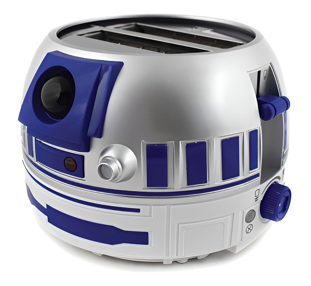 Tostador Star Wars R2-d2 Con Luz Y Sonido. Color Blanco Con Azul