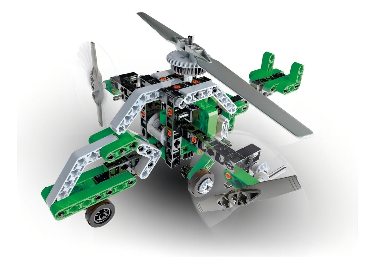 Juego De Mecanica Y Ciencia Technologic (italy) Helicoptero Cantidad De Piezas 130