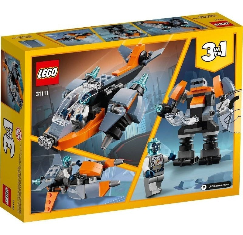Kit De Construcción Lego Creator 3 En 1 Ciberdrón 31111 113