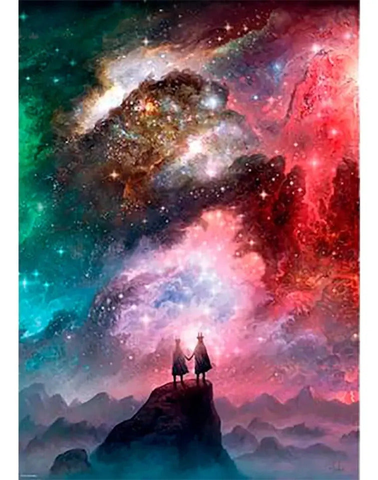 Rompecabezas Nebulosa 1000pz Heye Arte Relajante Relax Stars