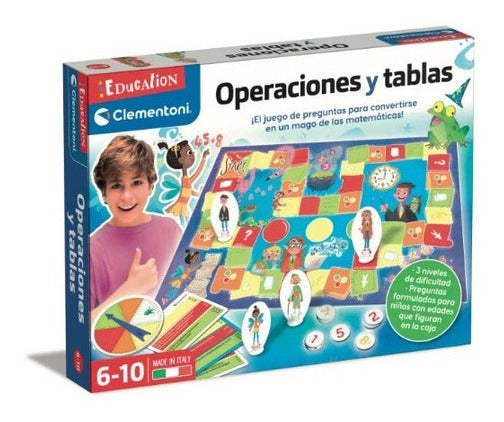 Clementoni Juego Didáctico Aprende Las Tablas De Muliplicar