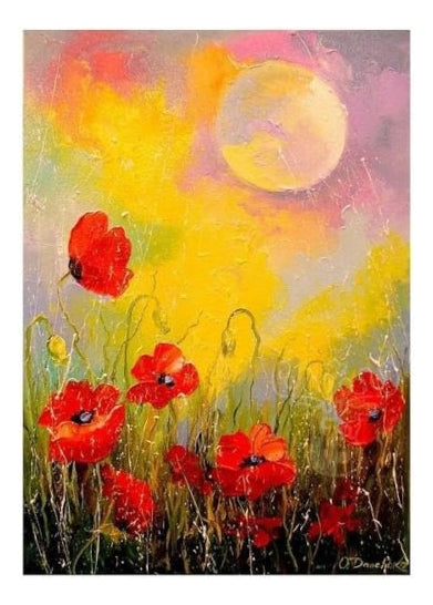 Amapolas A La Luz De La Luna 1000 Piezas Enjoy Puzzle