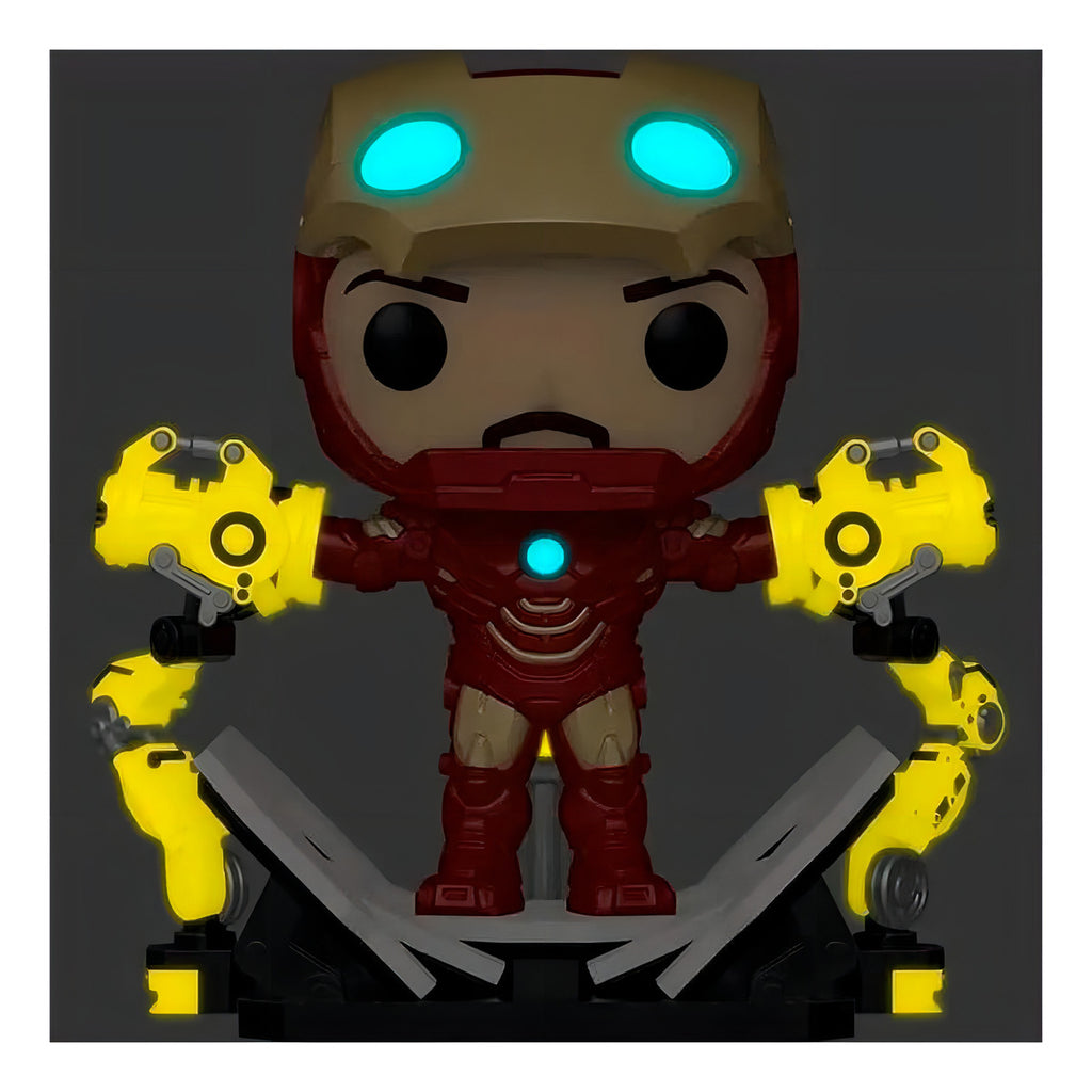 Funko Pop Iron Man Mark Iv With Gantry 905 Glow