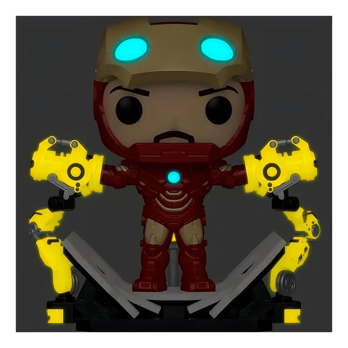 Funko Pop Iron Man Mark Iv With Gantry 905 Glow