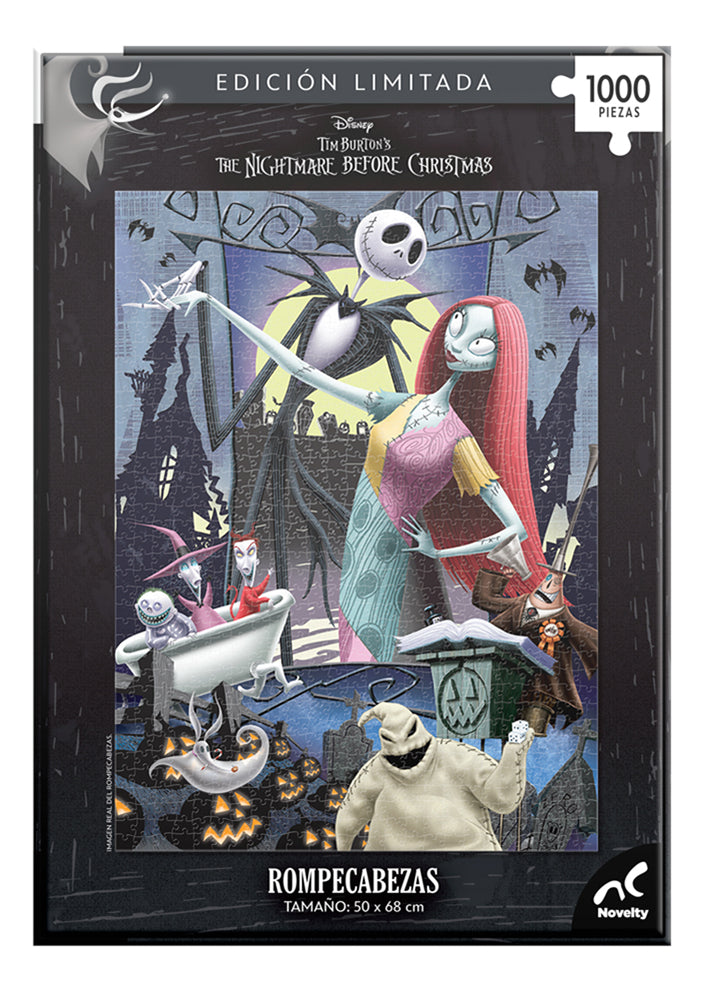 Rompecabezas The Nightmare Before Christmas Coleccionable Novelty 1000pz