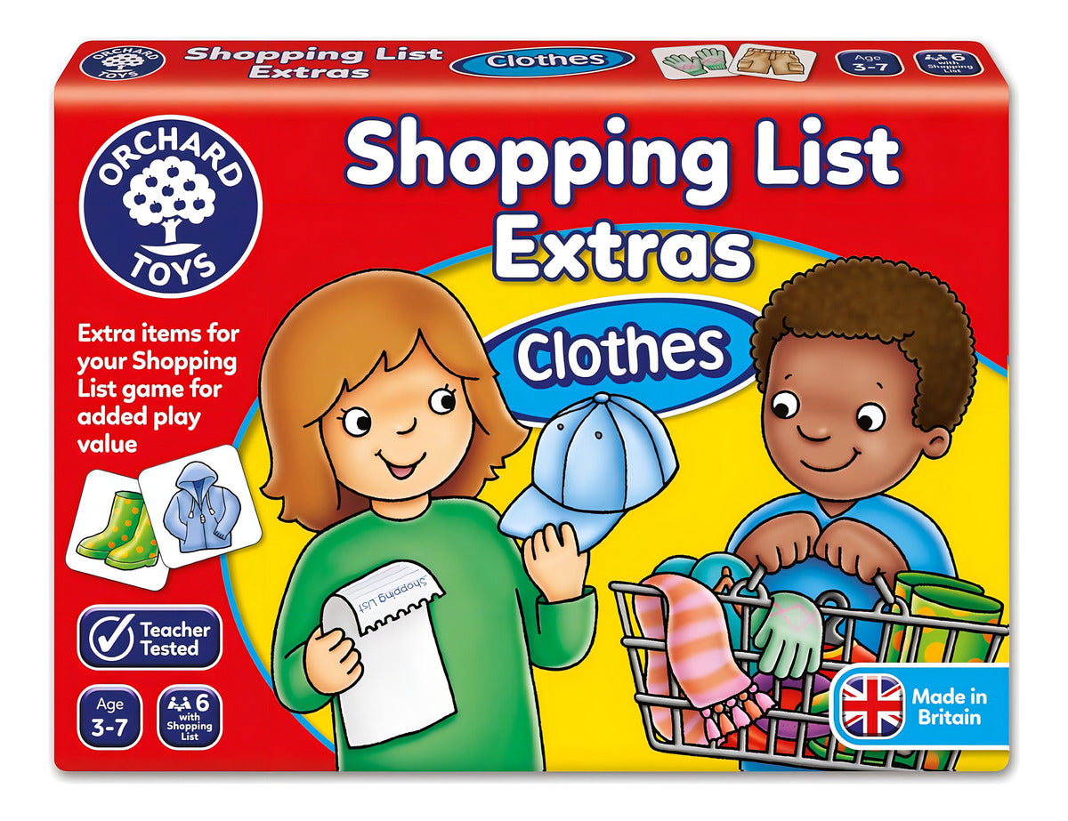 Expansión Juego Shopping List Ropa Orchard Toys