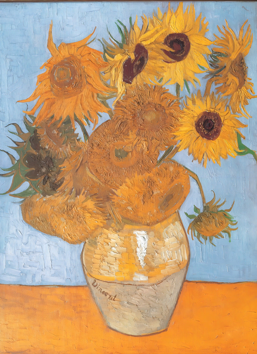 Girasoles Van Gogh Arte Flor Rompecabezas 1000 Pz Clementoni