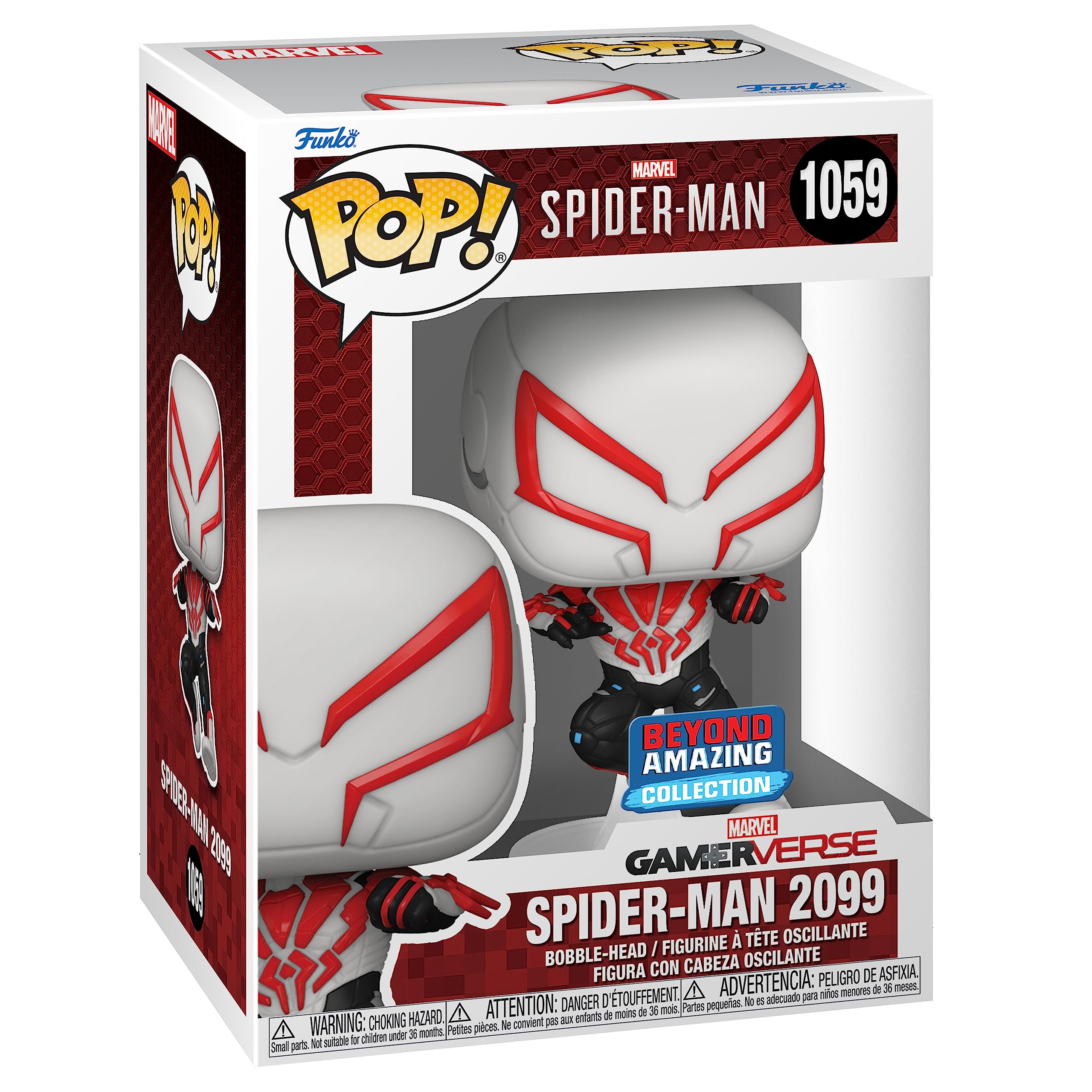 Funko - ¡Papá! Marvel: Beyond Amazing: Spider-Man 2099, Convención de verano, exclusiva de Amazon