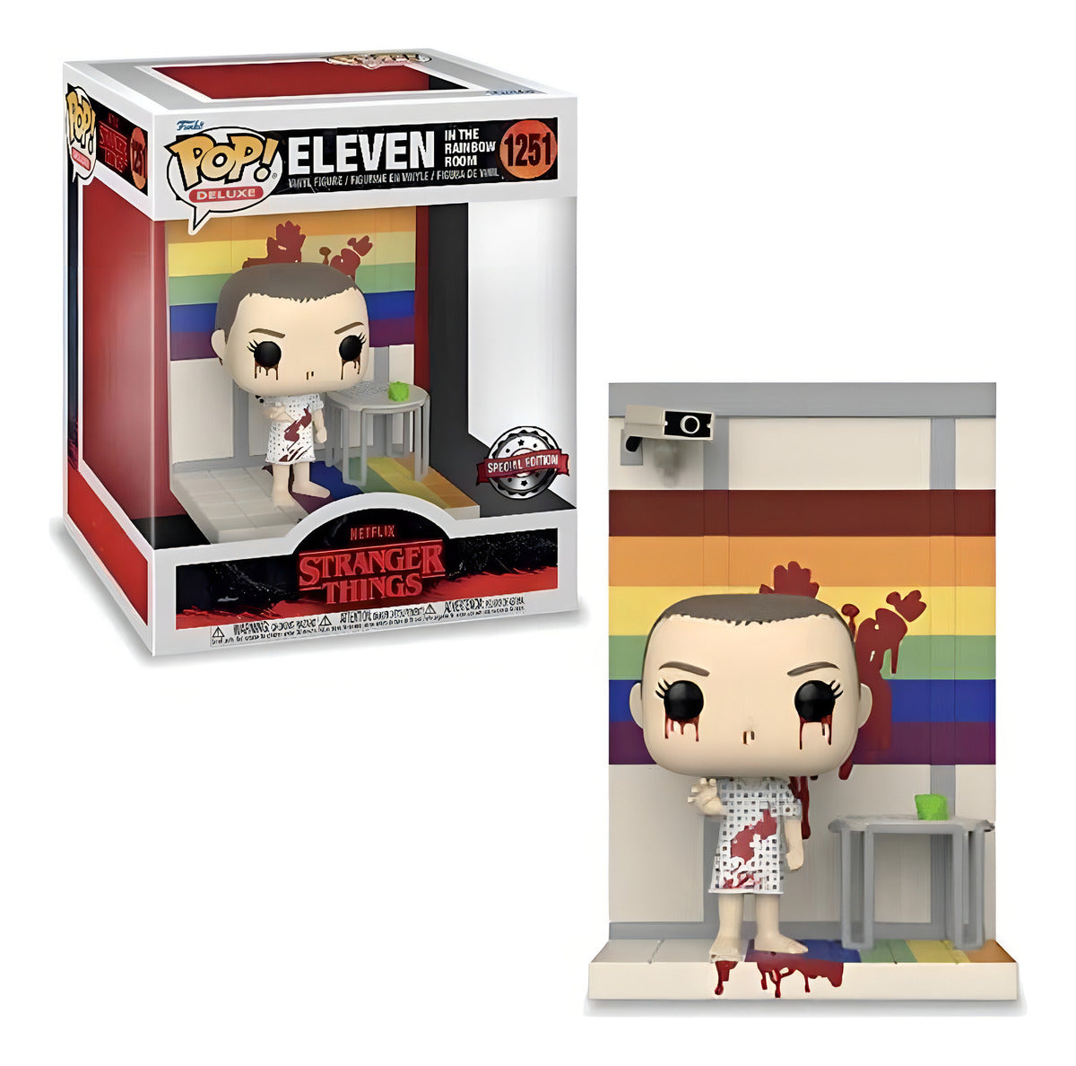 Figura De Acción Eleven In The Rainbow Room 62386 De Funko Pop! Deluxe