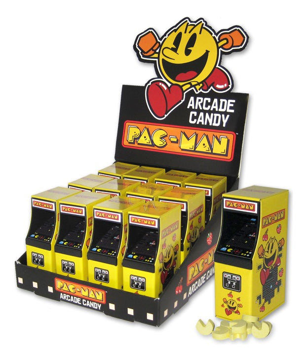 Display Lata De Dulces Pac-man Arcade 12 Piezas