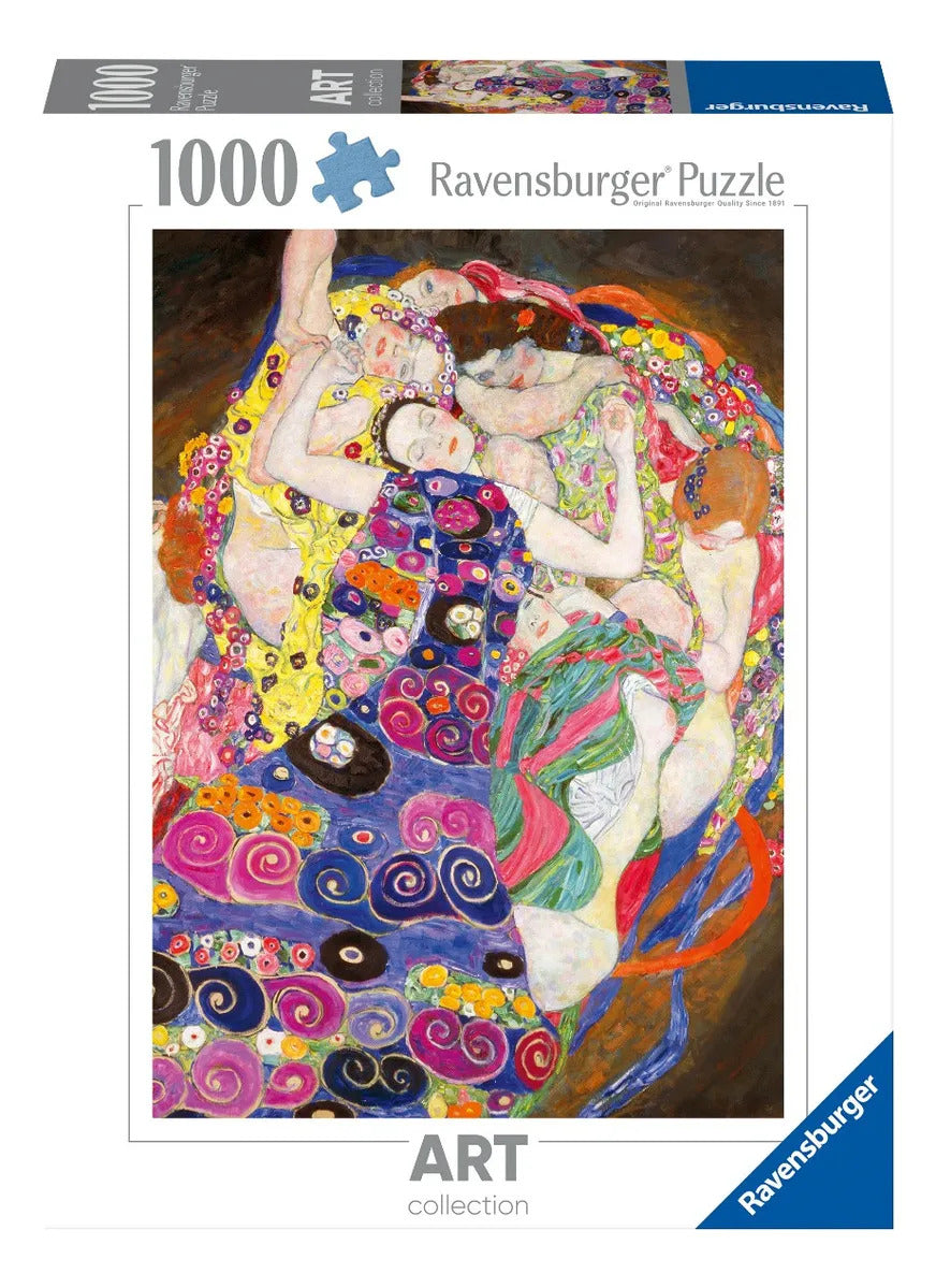 Rompecabezas La Virgen De Klimt 1000 Piezas | Ravensburger | Puzzle Premium Con Corte Preciso, Acabado Antirreflejante Y Obra De Arte Clásica