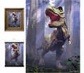 Deluxe Póster 3d Live Life Pctures - T-rex Scene
