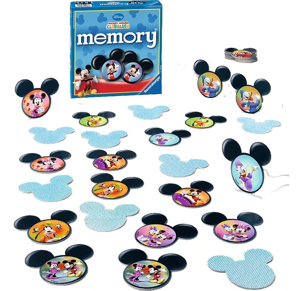 Memoria Club De Mickey Mouse Ravensburger 72 Cartas 36 Pares