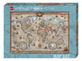 Rompecabezas Heye Map Art De 1000 Piezas