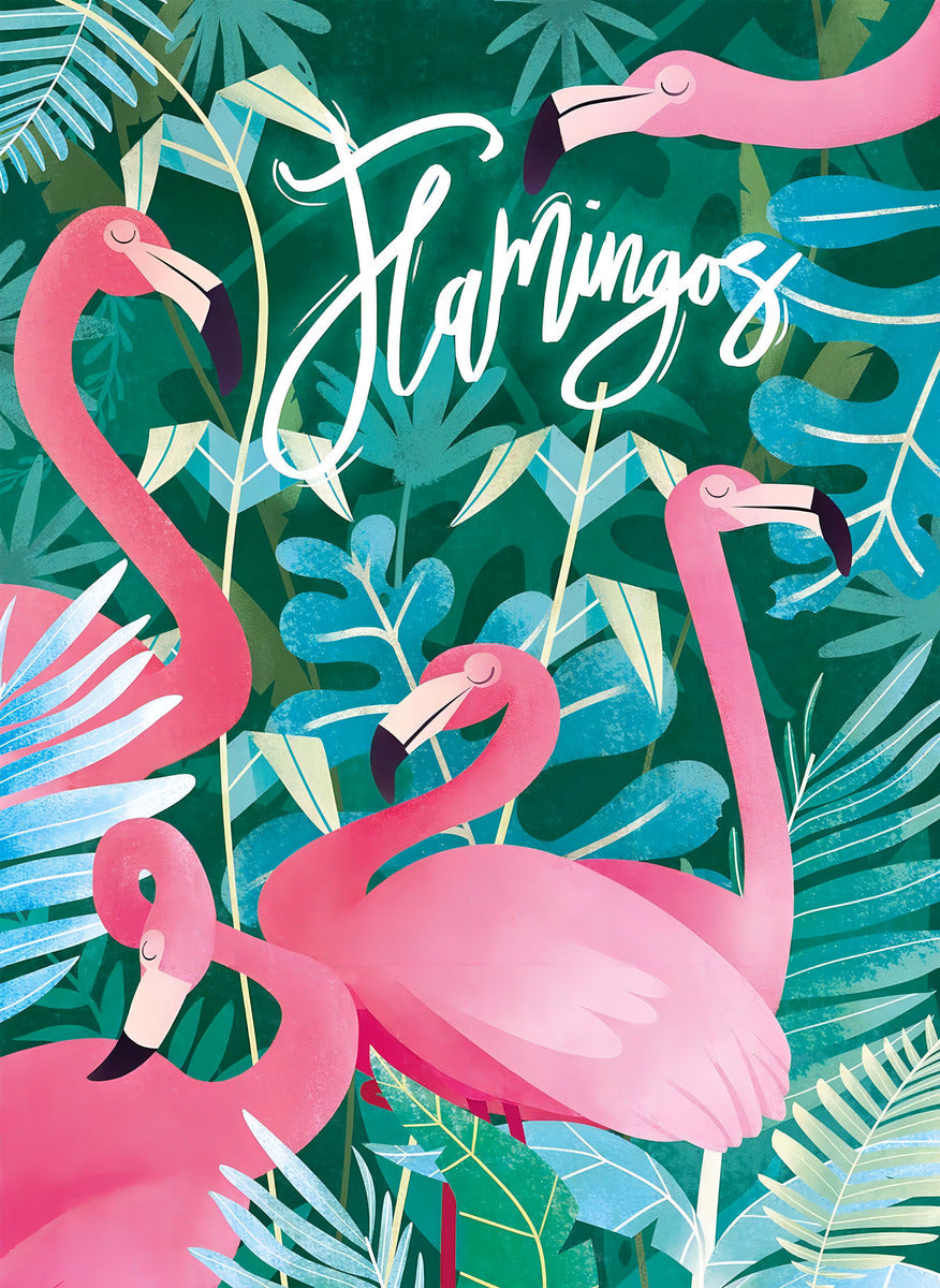 35101 Flamingos Rompecabezas Clementoni 500 Piezas