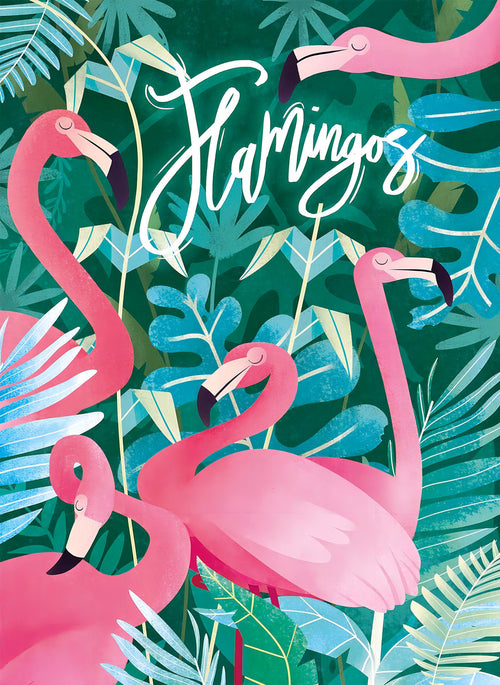 35101 Flamingos Rompecabezas Clementoni 500 Piezas