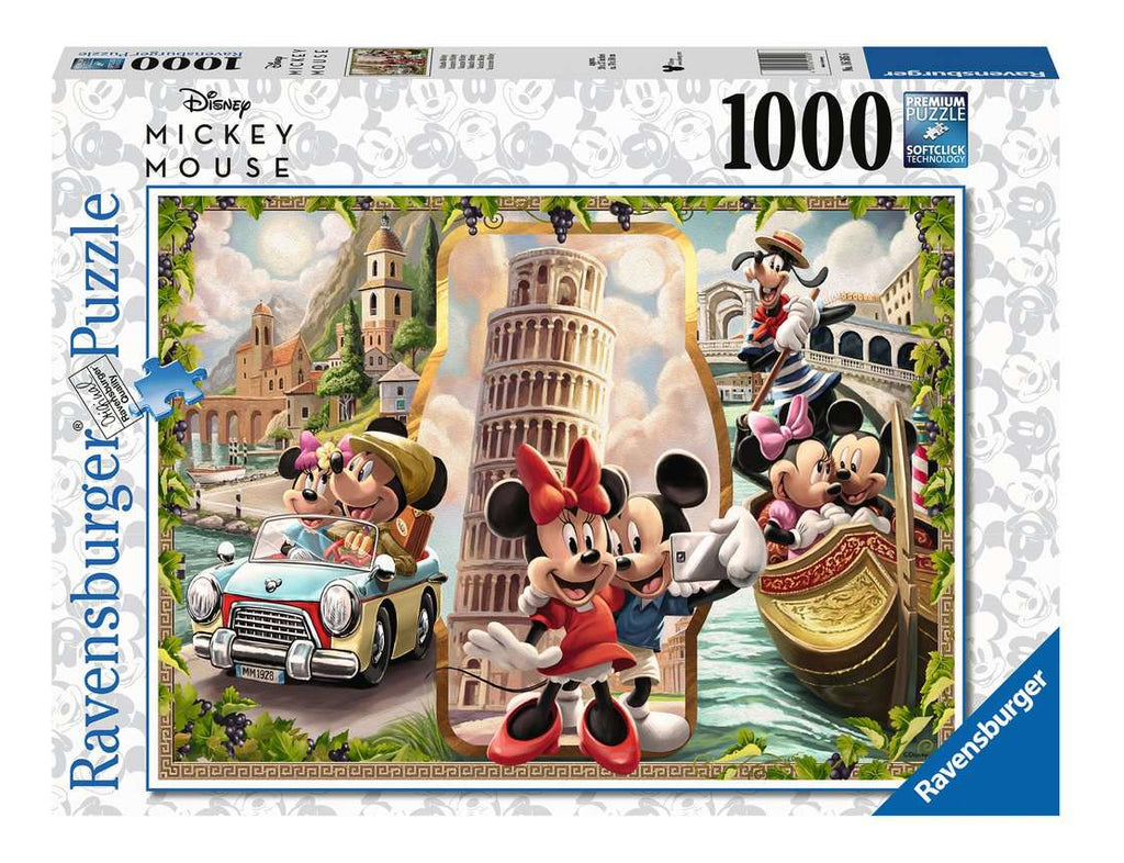 Rompecabezas Vacaciones Mickey & Minni 1000pz Ravensburger