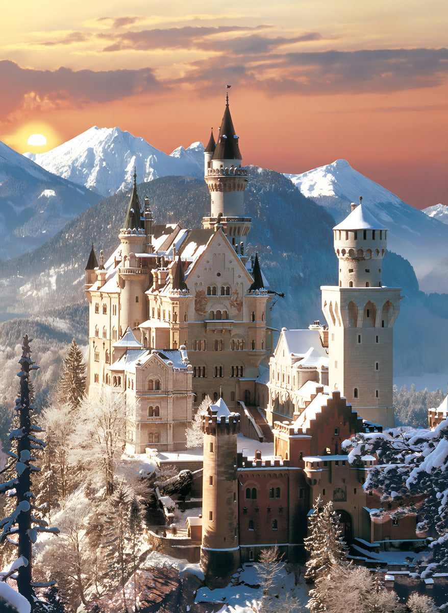 Rompecabezas Clementoni High Quality Collection Neuschwanstein 31925 De 1500 Piezas
