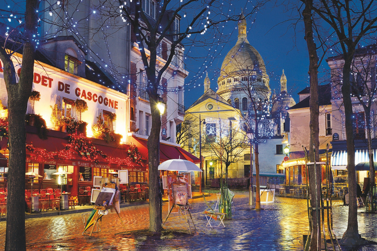 Rompecabezas Paris Montmartre 1500p Clementoni Francia Coeur