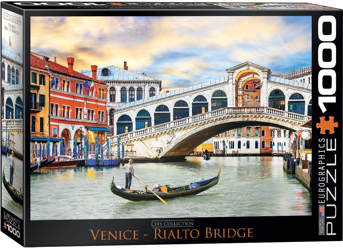 Venecia Puente De Rialto Rompecabezas 1000 Pzs Eurographics