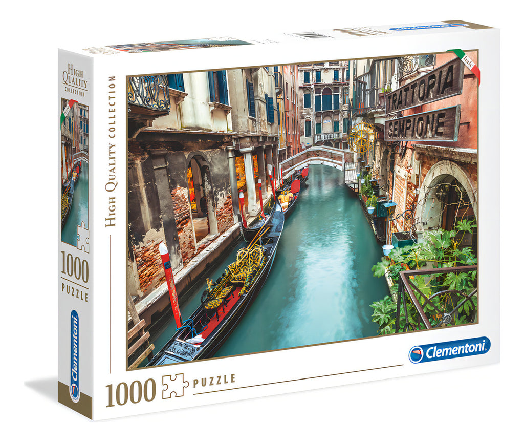 Rompecabezas Clementoni High Quality Collection Venice Canal 39458 De 1000 Piezas