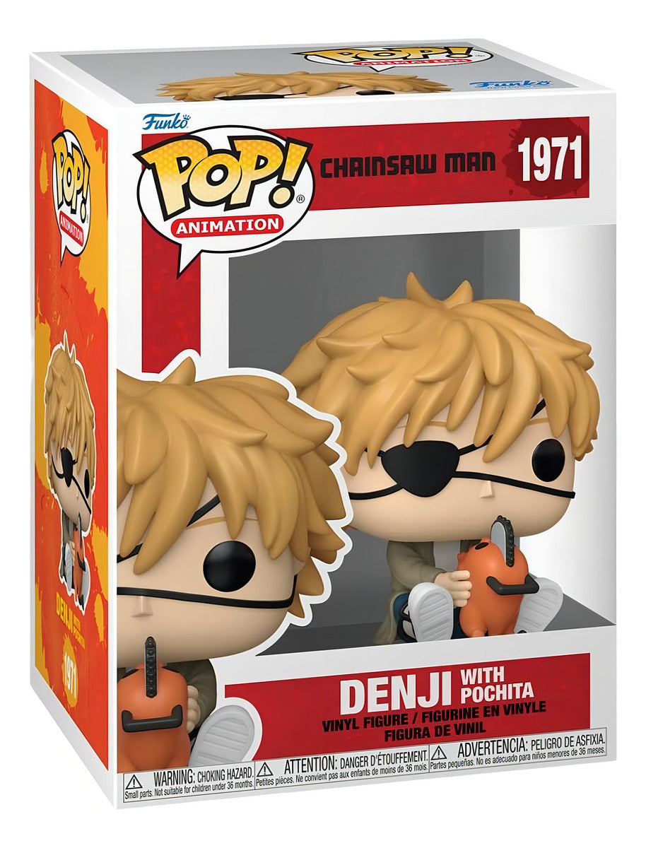 Figura De Acción Pop! Chainsaw Man - Denji Y Pochita Funko