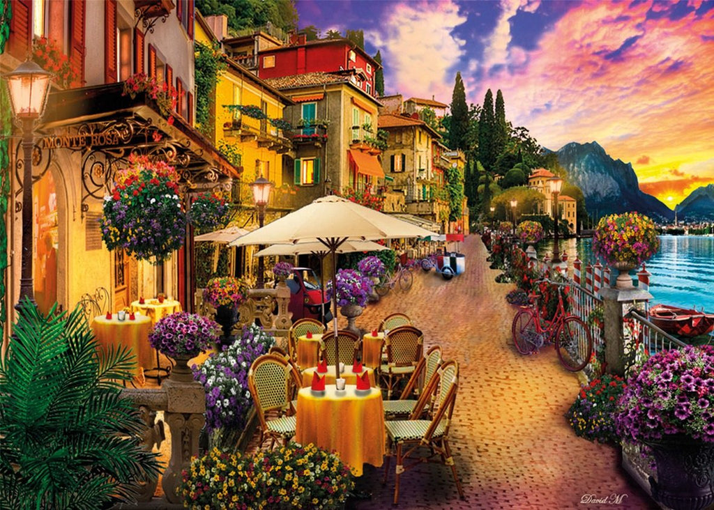 Rompecabezas Monte Rosa Lago Como Italia 500 Pz Clementoni