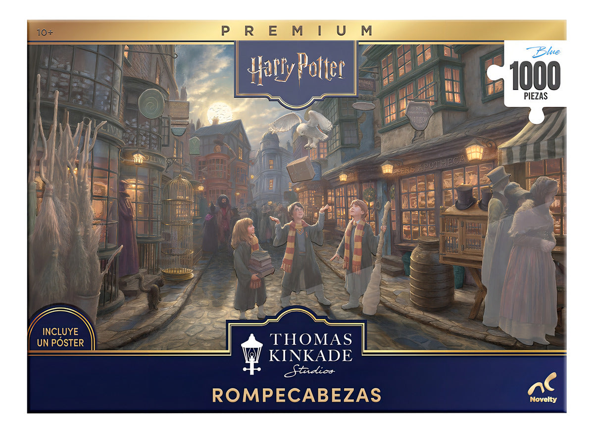 Rompecabezas Premium Harry Potter 1000 Pzas Thomas Kinkade Novelty