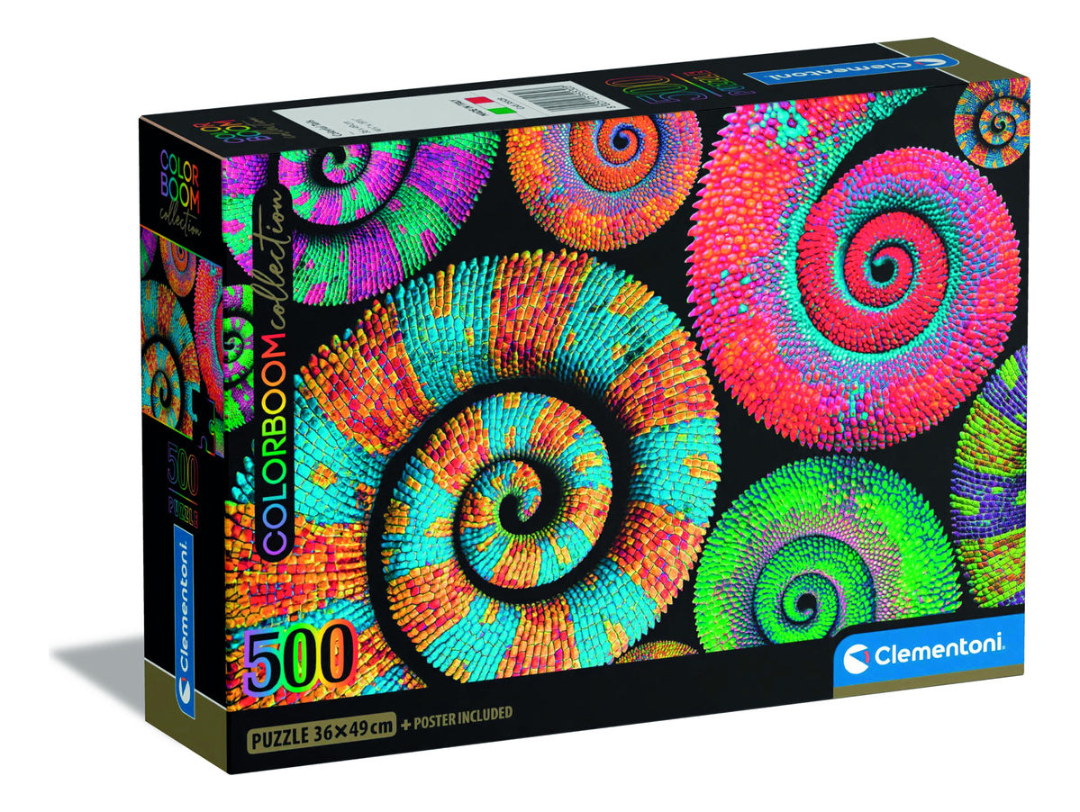 Rompecabezas Caracoles De Colores 500 Pz Clementoni Arte
