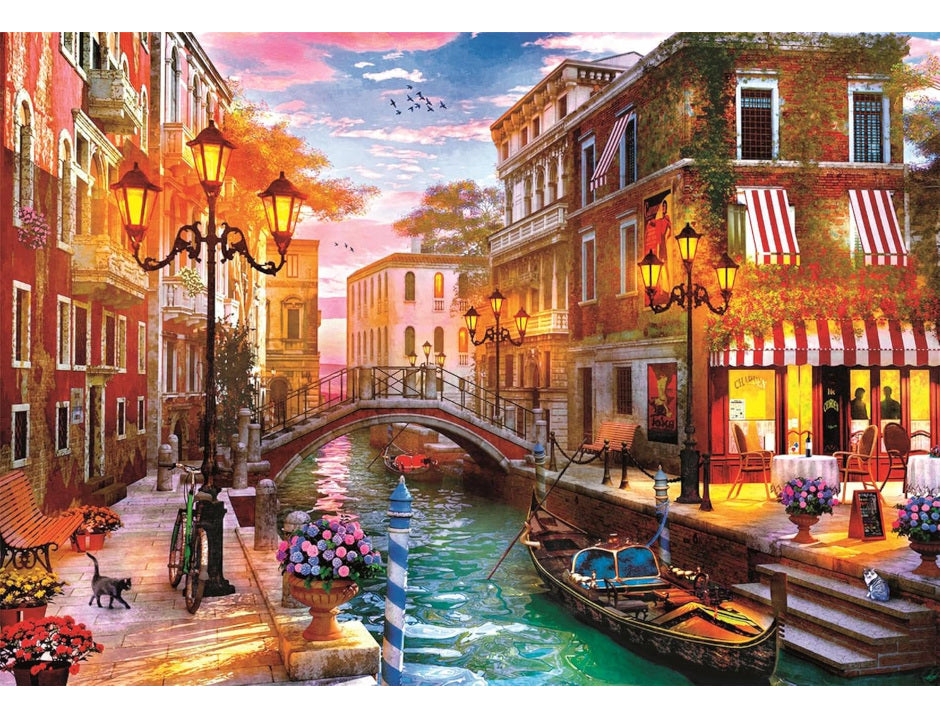 Rompecabezas Clementoni Atardecer En Venecia Compact 500 Pzs