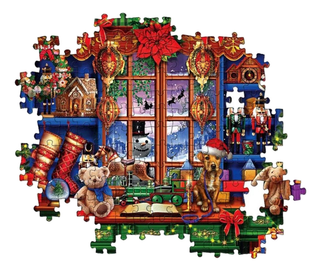 Rompecabezas Navidad Tienda De Juguetes 1000pz Clementoni