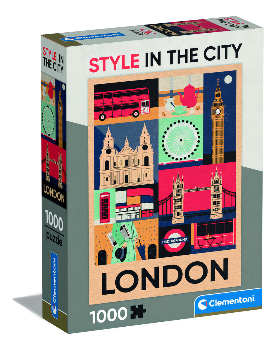 Rompecabezas Londres Viaje Con Estilo 1000 Pz Clementoni Ben
