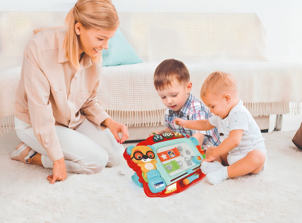Pizarra Magnetica Infantil Musica Y Sonido Baby Clementoni Color Rojo