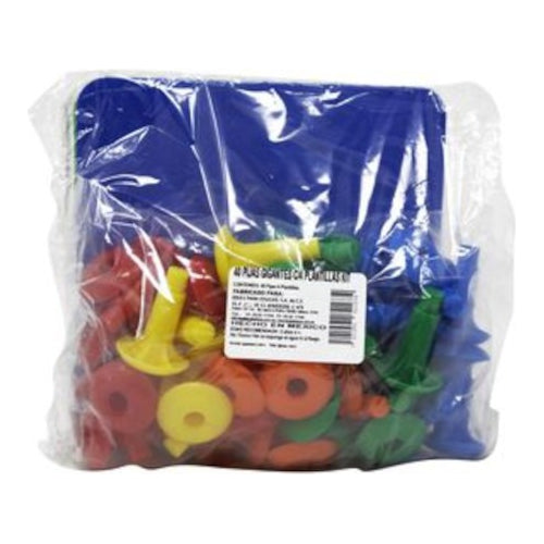 Edu-005 Pijas Gigantes 40 C/4 Plantillas Diferentes Eduplas
