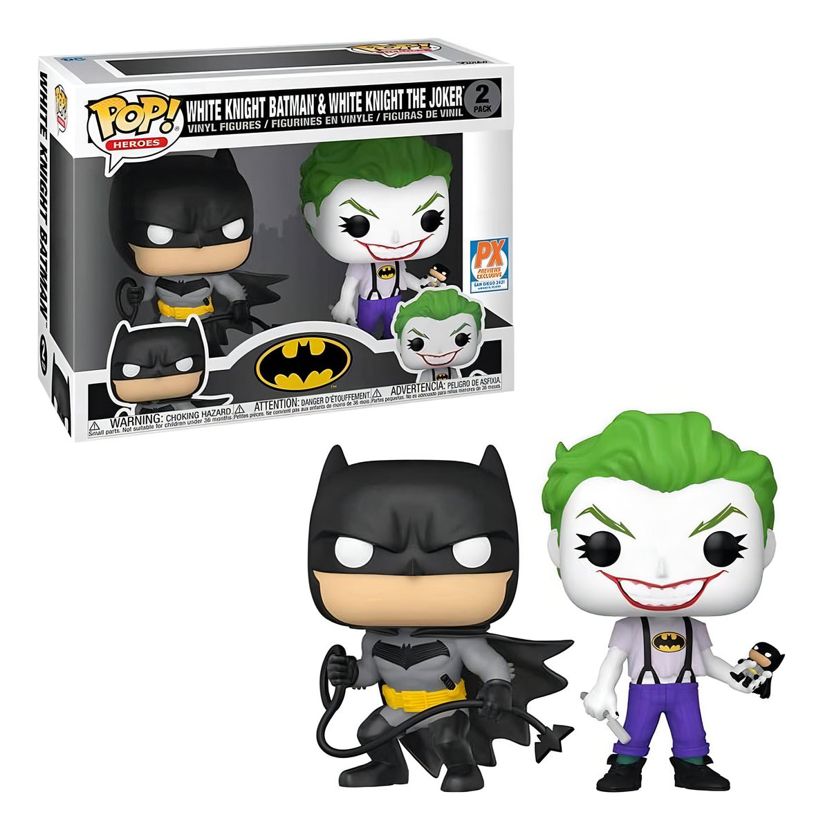 Funko Pop! Dc: Batman White Knight Batman & White Knight The Joker