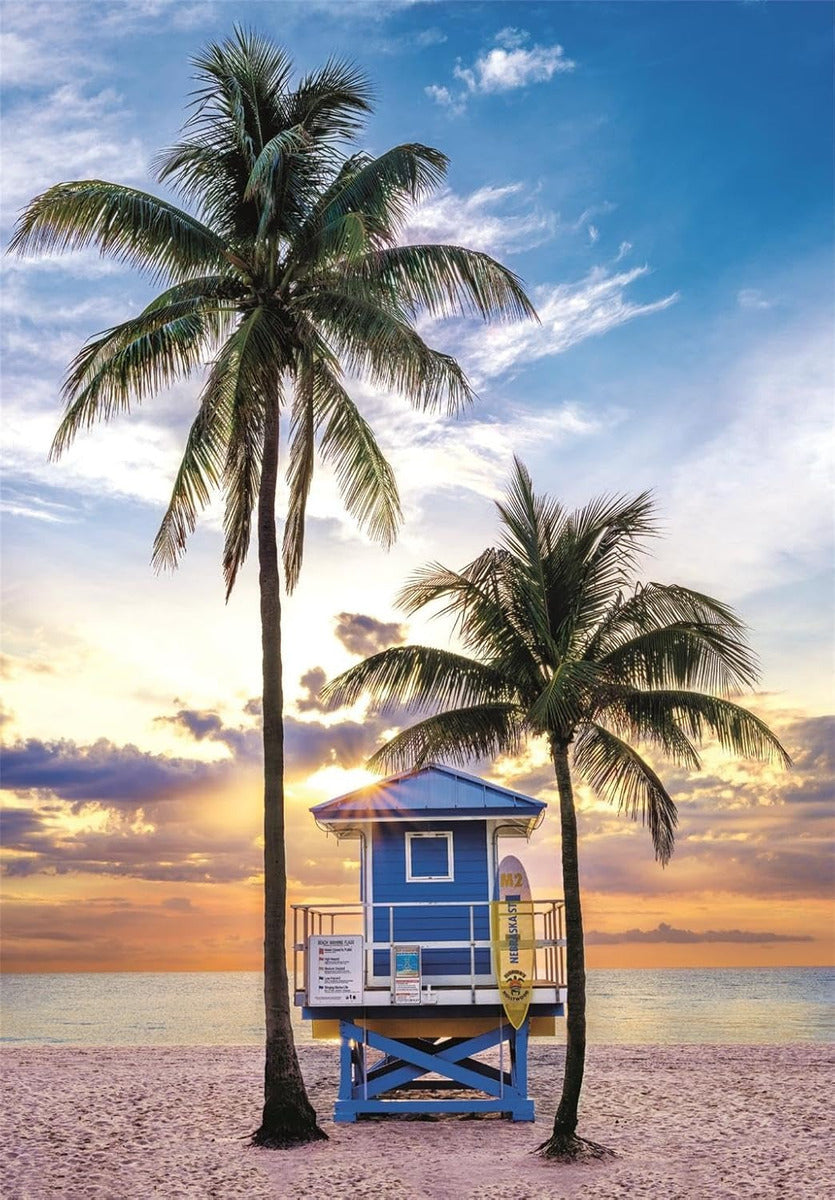Rompecabezas 500 Piezas Puesta De Sol En Miami Clementoni